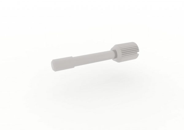 Rändelschraube Vernickelt Schlitz Version 4