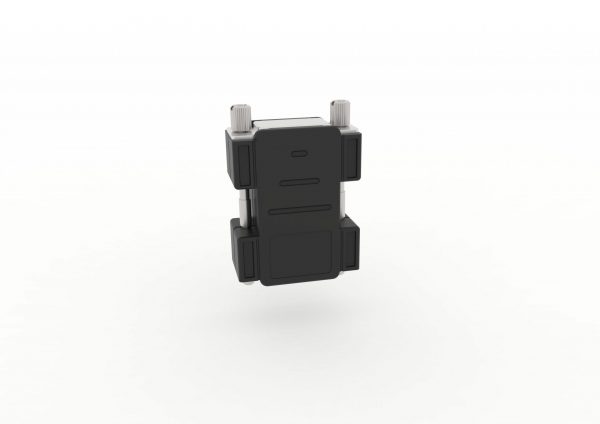 87 Adaptergehäuse Kunststoff schwarz